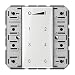 Produktbild Jung ZLL CD 5004 M ZigBee Funk-Wandsender-Modul 4fach NAV