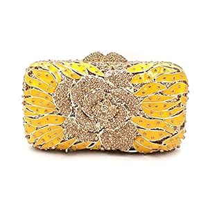 LKESWLE Vrouwen avondfeest handtas accessoires klauwen bruids trouwfeest kristal portemonnees (Color : As shown, Size : One size)