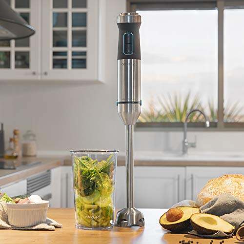 Cecotec-Batidora-de-mano-Power-TitanBlack-1500-XL-Cream-Potencia-1500-W-Cuchillas-4-hojas-con-recubrimiento-titanio-pie-XL-Campana-antisalpicaduras-Velocidad-ajustable-Funcion-turbo