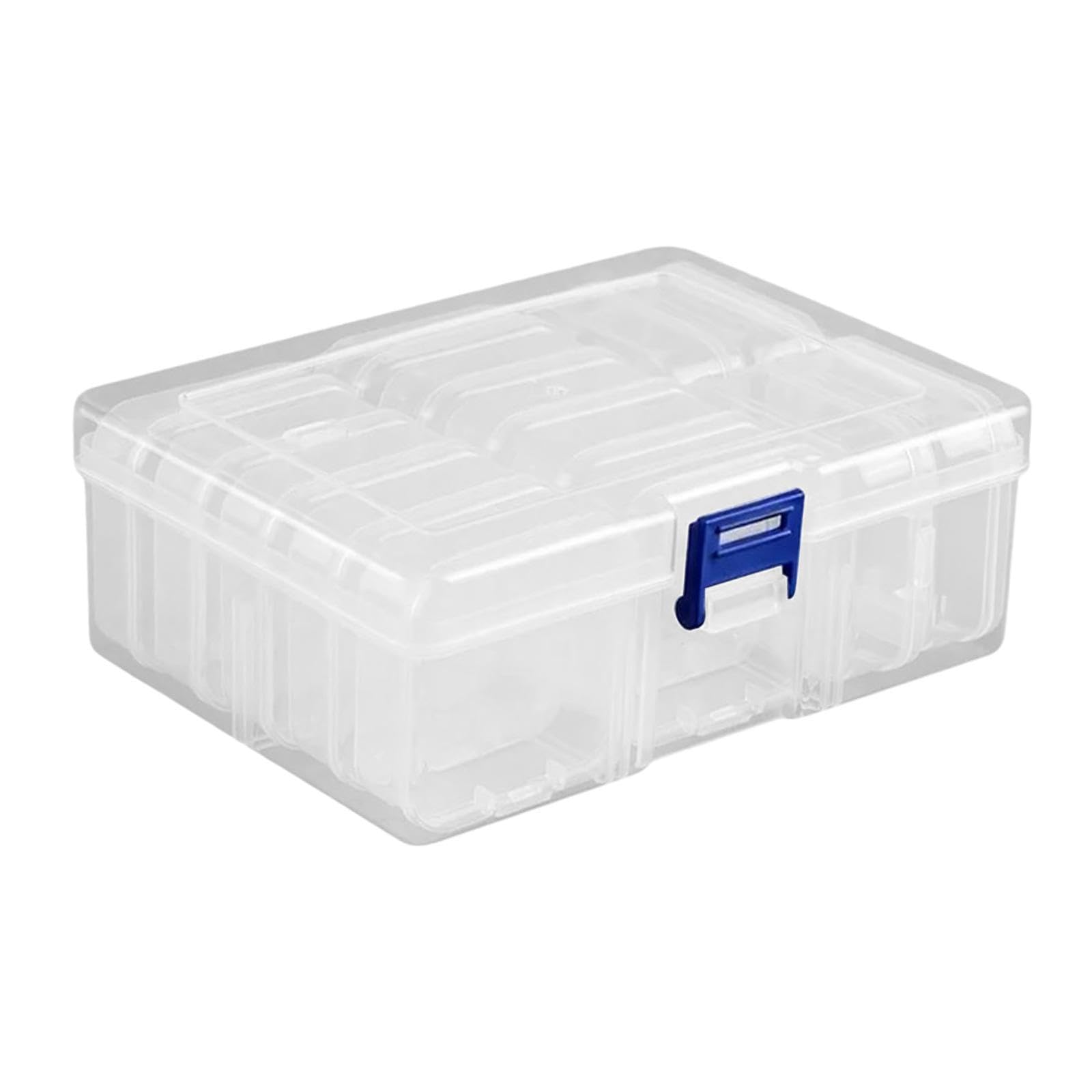 AUYXSSZ Essential Transparent Bead Organizer Boxes With Lid Reliable For Jewelry And Crafts Small Item Storage Solution Small Clear Bead Storage Containers