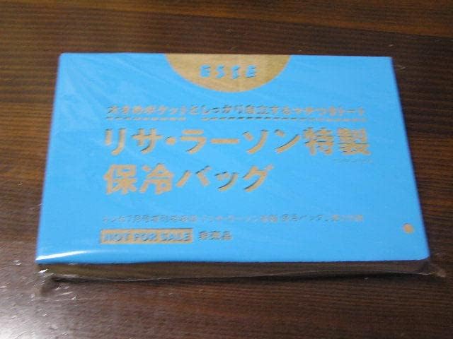 ESSE 2019年7月号増刊特装版付録 リサラーソン 保冷バッグ 写真2・3枚目で表裏を撮影 土祝無し