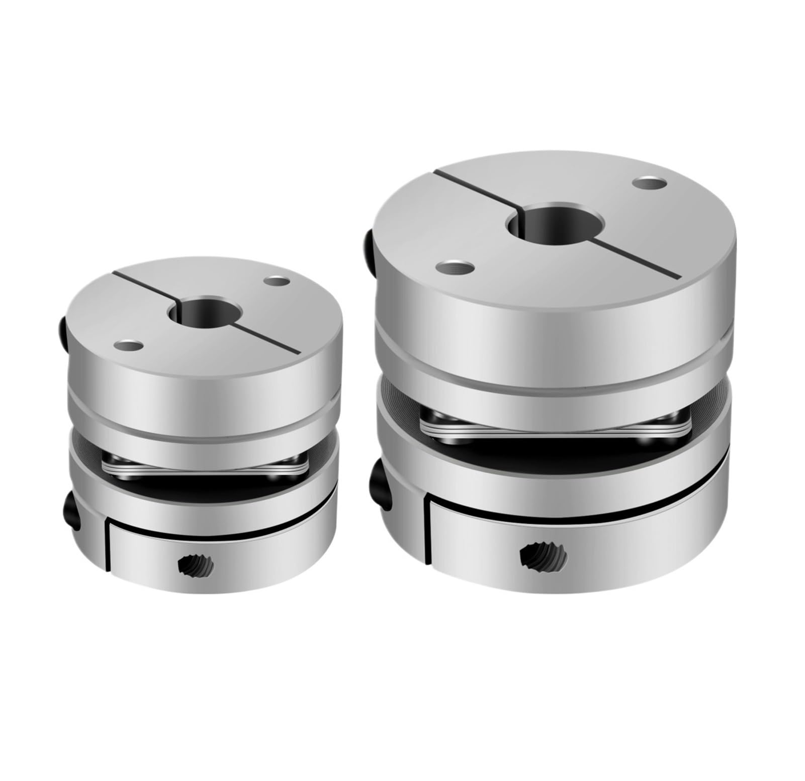 Accoppiamento a membrana 1PC Giunto elastico a diaframma singolo in lega di alluminio D104L88 Encoder for servomotore passo-passo a vite a sfere D104L88(20X24)