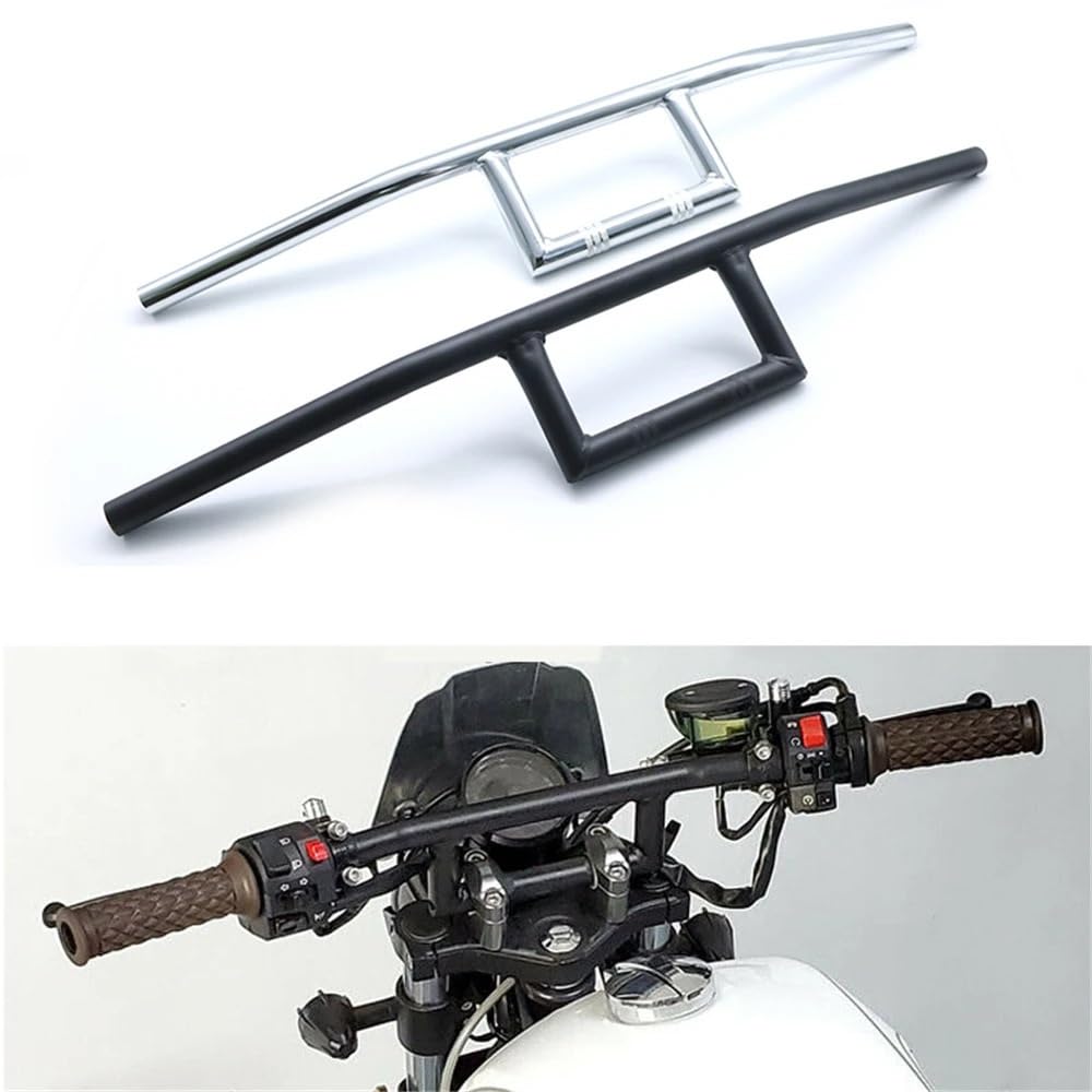 manubria moto per cruisers manubri moto per scoote Manubrio retrò universale per moto da 22 mm