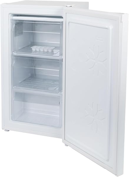 Willow WUCFZ48W 60L Small Freezer with Recessed Handle, Reversible Door, Undercounter Freezer, Adjustable Thermostat, 4* Rating - White - 5