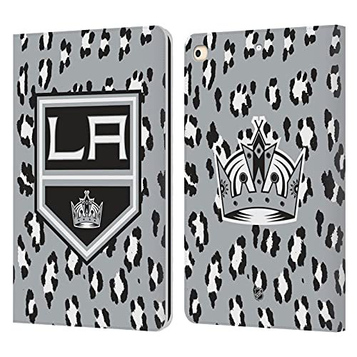 Étui portefeuille Los Angeles Kings iPad 9.7 2018 protection cuir NHL léopard