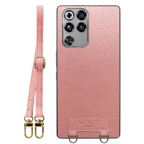 LOOF LUXURY-SHELL SHOULDER �{�v ���U�[ �X�}�z�P�[�X for REDMAGIC 11 Pro �p �P�[�X �J�o�[ �X�g���b�v�z�[�� �V�����_�[ �X�g���b�v �X�}�z�V�����_�[ �V���v�� �ϏՌ� ���^ �y�� leather [�t���~