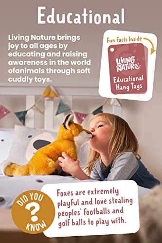 Living Nature Grey Dutch Lop Eared Rabbit, Realistic Soft Cuddly Bunny Toy, Naturli Eco-Friendly Plush, 10 Inches #TOP3