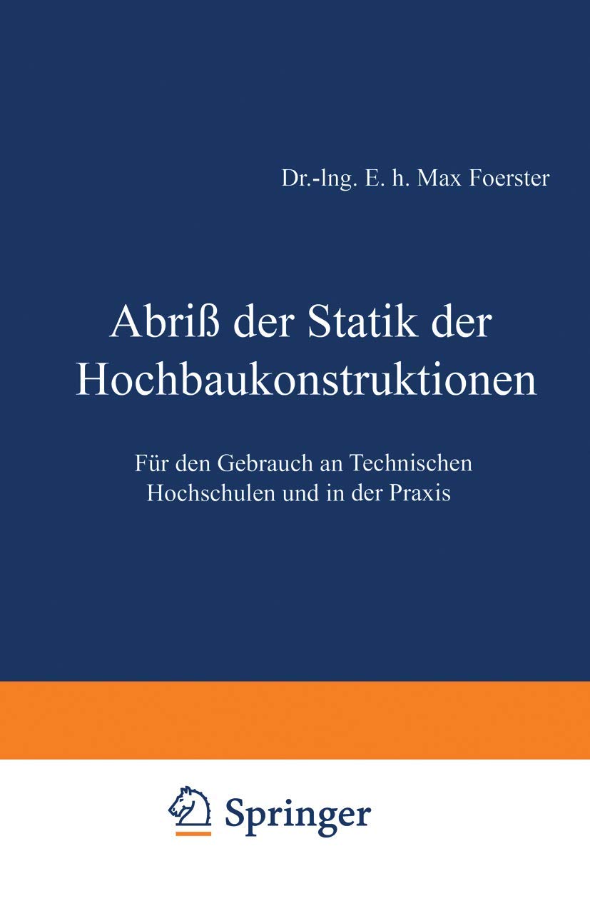Statik der Hochbaukonstruktionen pour réussir vos calculs de structure
