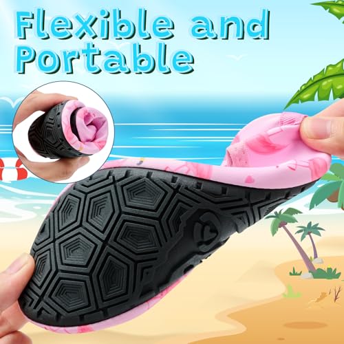Image of VIFUUR Kids Water Shoes Girls Boys Quick Dry Aqua Socks for Beach Swim Outdoor Sports