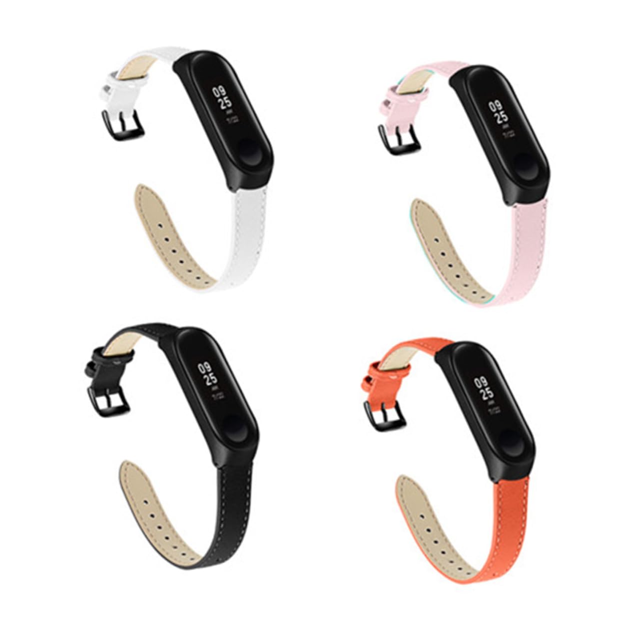 OSALADI 4 Correa De Reloj Correa Para Banda 4 Correa Para Hombre 4 Pulseras Marco De Reloj De Metal Pulseras Para Mi Relojes De Mujer Para Mujer Deportes Hombre Acero Inoxidable