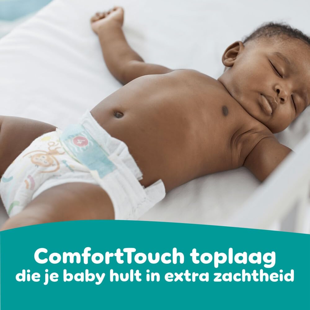 Pampers Pañales tamaño 8 (17 kg+) Baby Dry, extra grande, caja de meses, hasta 12 horas de protección contra fugas, 120 unidades (1 unidad)