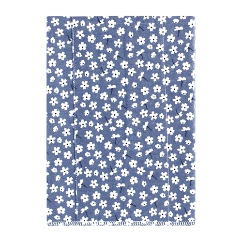 Image of Hudson Baby Unisex Baby Cotton Flannel Burp Cloths 4-Pack, Blue Cosmos, One Size