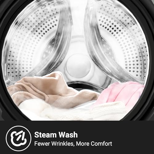 CHiQ CFL80-14586IM3XAU, Front Load Washing Machine 8kg,Space Pro, Counter Depth, Large Drum, Stable Inverter Motor - Image 6