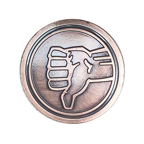 The Bad Place Senior Staff Lapel Pin Brooch Badge The Good Place fans gift Shawn cosplayï¼ŒGreat for Portal Travel Metal Thumbs up pin Enamel Button