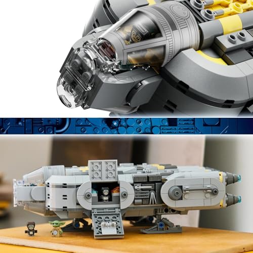 Image of LEGO Star Wars: The Mandalorian and Grogu Anzellan Starship Toy Building Set for Kids - 75445