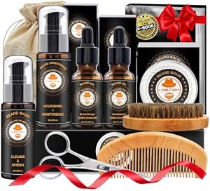 Beard Kit Christmas Stocking Stuffers Gifts Set for Men Him Grooming & Care | Mens Gift…