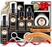 XIKEZAN 8 in 1 Mens gifts for Beard Care Grooming Kit with Unscented Beard Oil and Free Beard Shampoo