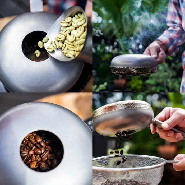 コーヒー豆焙煎器 Amazon｜焙煎器 自家焙煎コーヒー　/コーヒー生豆+焙煎器［セラミック］セット コーヒー豆 コーヒー セラミック 調理器具