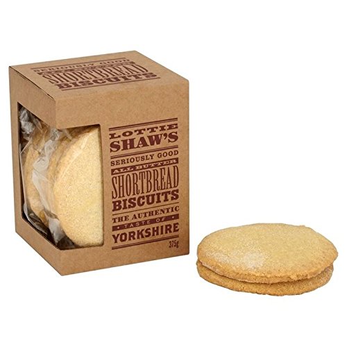 Lottie Shaw's Seriously Good All Butter Shortbread Biscuits 375g - Pack of 2