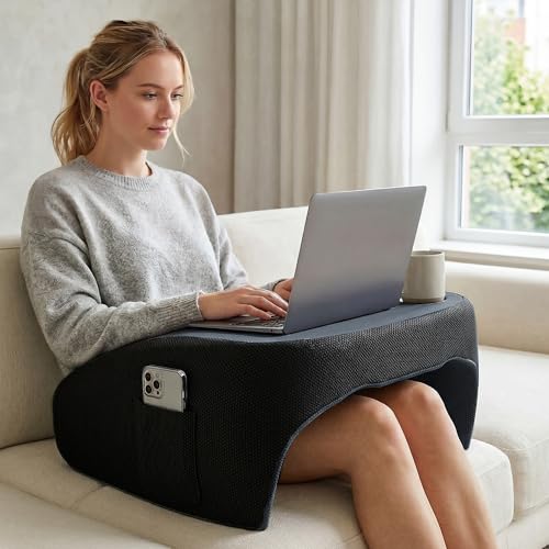 Twronvs Reading Pillow for Gaming Ergonomic Memory Foam Lap Desk Pillow