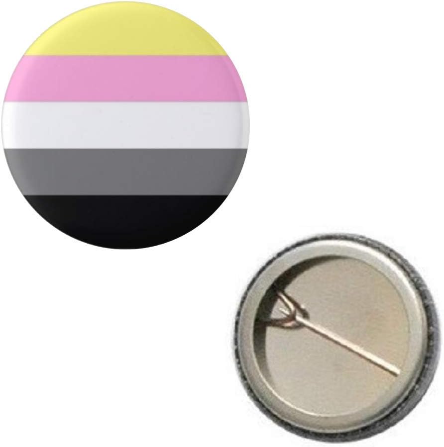 Queerplatonic Relationship QPR Pride Flag Pin 1” Round Circle Shape Metal Button Pin Badge Pinback 1 inch Pin 25 mm 2.5 cm