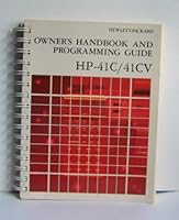 Owner's Handbook and Programming Guide: HP-41C/41CV B0088JS3MW Book Cover