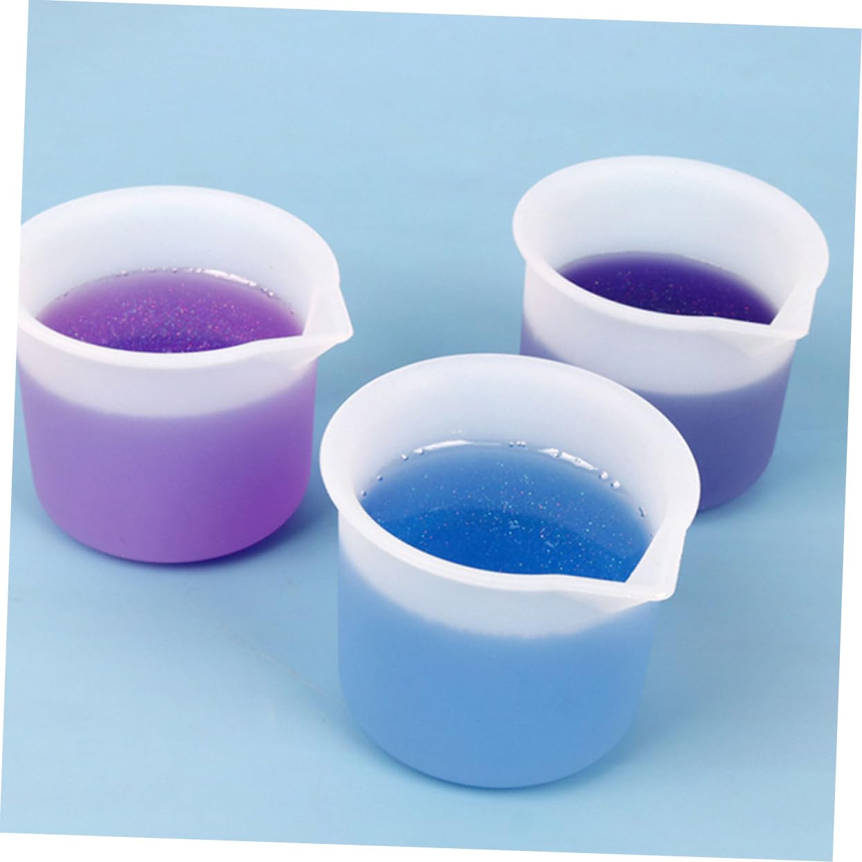 Cabilock 5 Ensembles Tasses À Mesurer Échelle Pour Époxy Outils De Bricolage Diy De Peinture 12 Pièces * 5