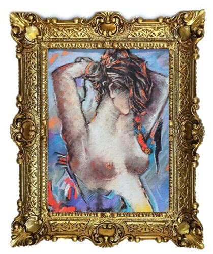 Cadre photo 56 x 46 cm rétro avec encadrement pour déco murale de bureau