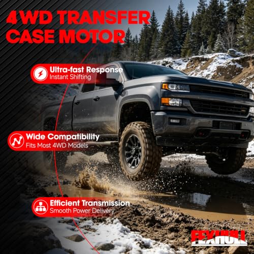 Image of 600-914 Transfer Case Motor Assembly Fits for Chevy Colorado Silverado Suburban Cheyenne 2500 2007-2015 | Fits for GMC Sierra Yukon 2500 HD 3500 H, 84115497 19258697 23319285