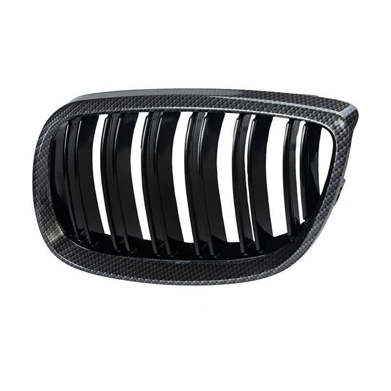 Rejilla delantera para BMW E90 E92 E93 M3 328i 335i 2007-2011 aspecto carbono 5