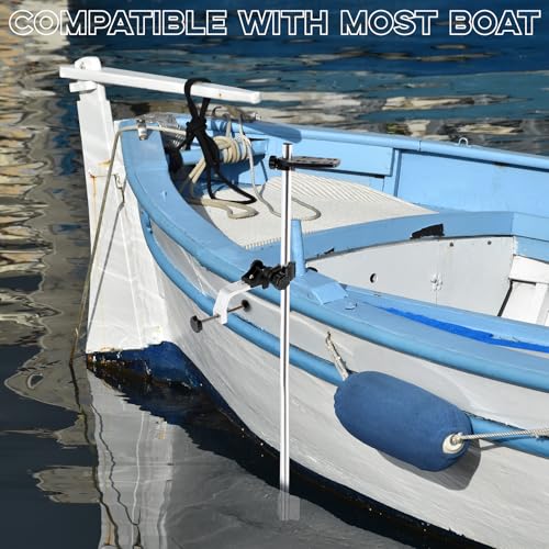 Image of Portable Transducer Mount, 360 Adjustable Rotatable Fish Finder Mount, Transducer Mounting Bracket for Boat Canoe Kayak