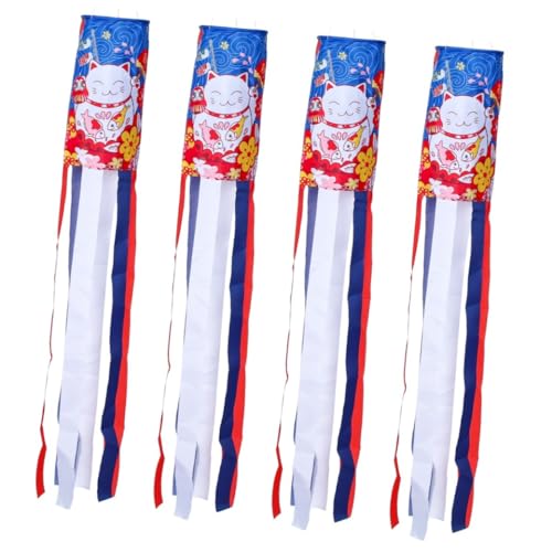 Décoration suspendue windsock sushi drapeau jardin extérieur 4pc - 3