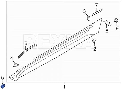 Miniatura 3 de Rexka Clip de moldeo de panel basculante para Mazda KD53-51-833 CX-3, CX-5, CX-9, MX-30 EV, MX-5 Miata