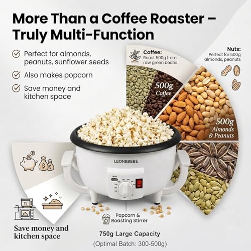 Commercial coffee roaster machine