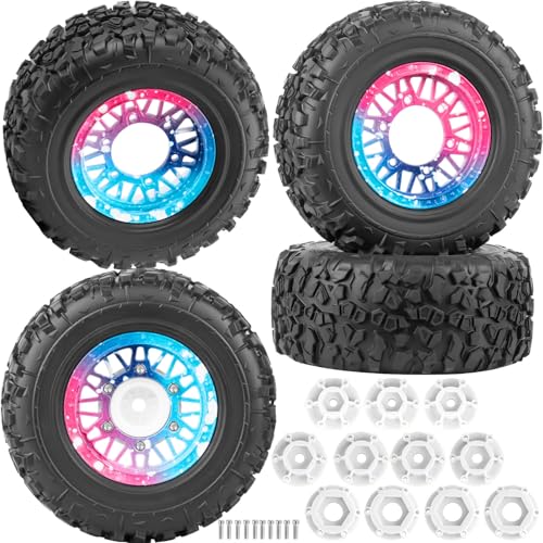 Pneus camion RC 14mm anti-glisse pour réparer les roues de Senton et Rc4wd