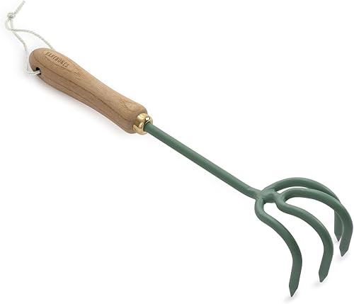 Miniatura 6 de Barebones Herramienta de mano cultivadora - Mango de madera, hoja de acero inoxidable tratada térmicamente