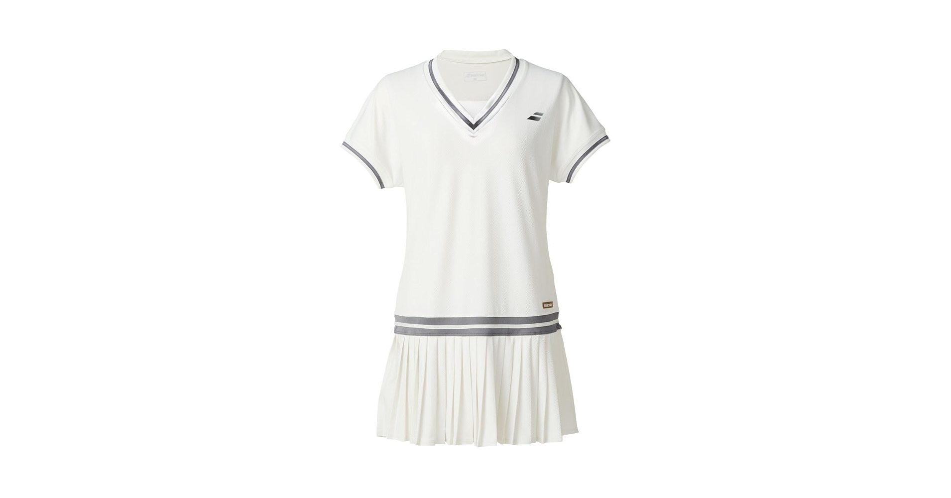 【未使用】バボラ ORIGIN TOP ホワイト　テニスウェア Babolat] テニスウェア ORIGIN TOP 未使用】バボラ ORIGIN TOP