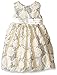 American Princess  Girls' All Over Sequin Soutache Dress