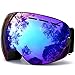 hongdak Ski Goggles, Snowboard Goggles UV Protection, Snow Goggles Helmet Compatible for Men Women Boys Girls Kids, Anti Fog OTG