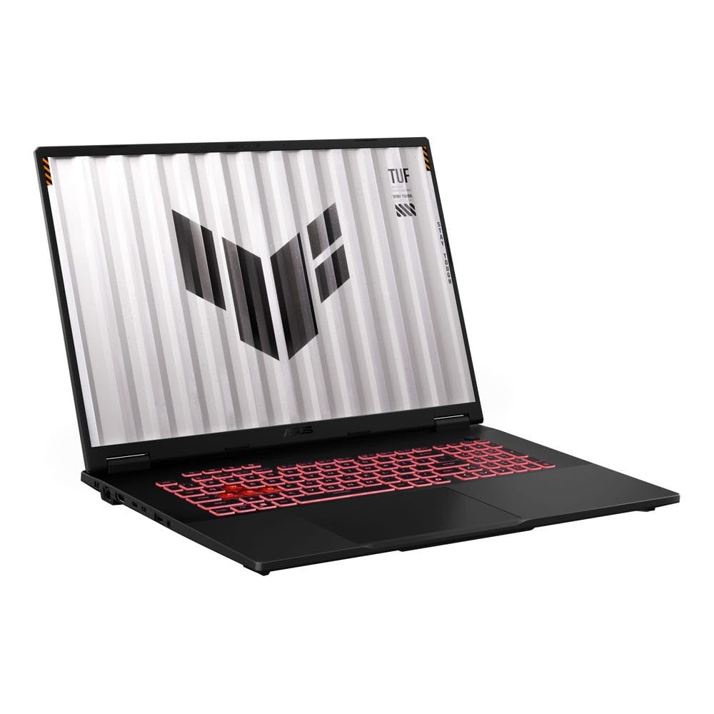 ASUS 2025 TUF Gaming A18 18" WUXGA 144Hz IPS Laptop 8-Core AMD Ryzen 7 260 NVIDIA GeForce RTX 5060 24GB DDR5 2TB NVMe SSD WiFi AX RJ-45 BT Webcam HDMI2.1 RGB Retroilluminato KB Windows 11 Pro w/RE USB