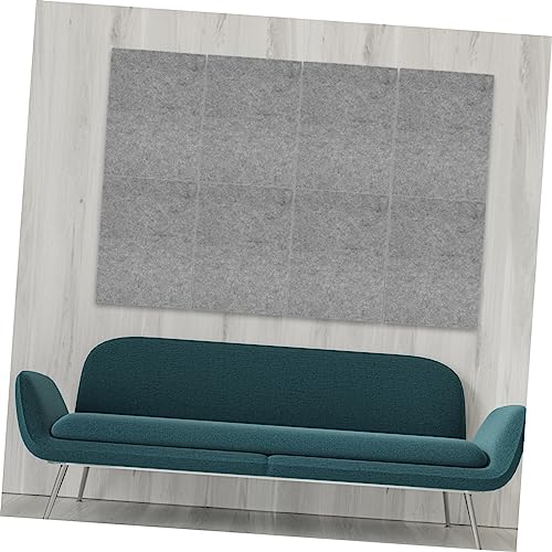 UPKOCH 12Pcs Soundproof Acoustic Panels para Ktv para Absorción de Sonido, Tablas para Reducción de Ruido, Azulejos para Pared para Estudios de Grabación y Teatros en Casa miniatura 4