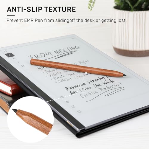 Image of EMR Stylus, Remarkable 2 Pen, 4096 Pressure-Sensitivity, Palm Rejection, Anti-Slip Texture, Tablet Stylus fits Remarkable 1 /2, Galaxy Note.