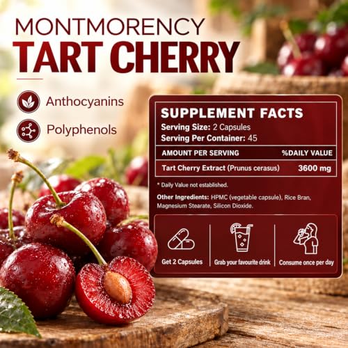 BERSEG Cold Pressed Tart Cherry Supplement