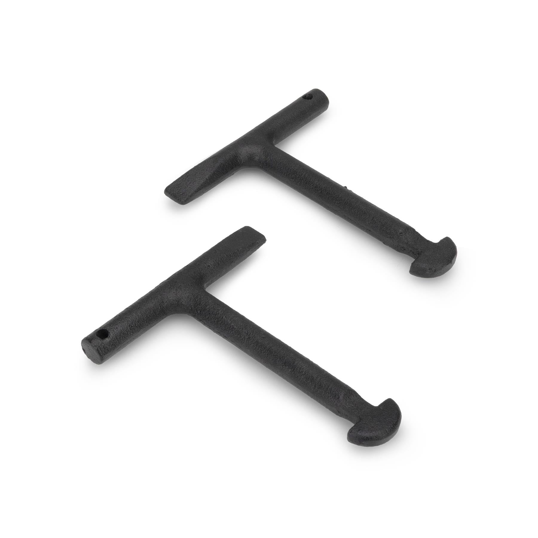 Lavaplumb Black – 125Mm Heavy Duty Manhole Cover Keys (Pair) - Cast Iron T -Handle Drain Access Tools With D-Ends For Utility & Inspection Covers