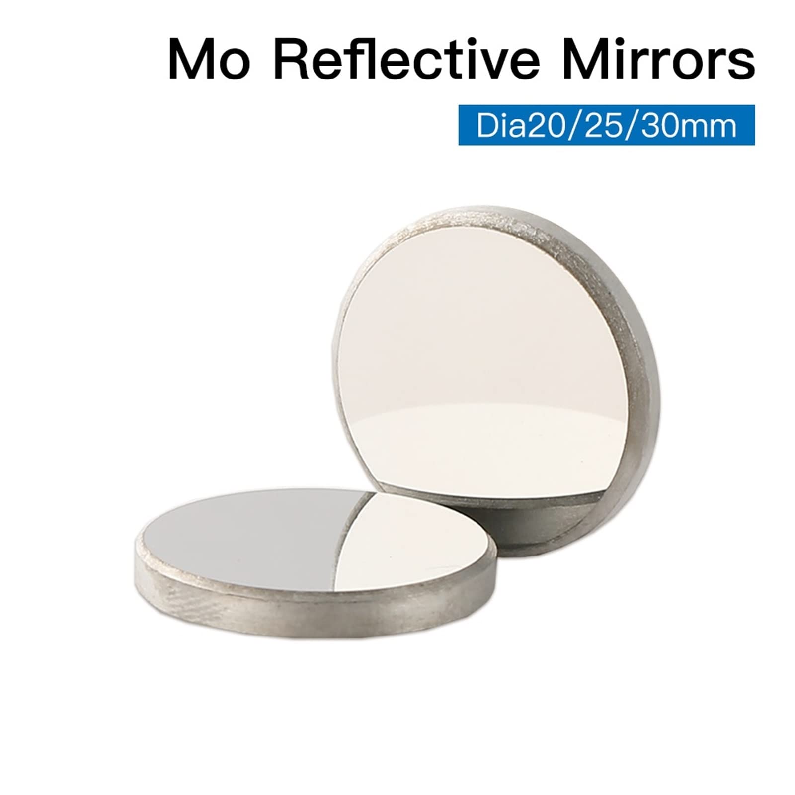 3Pcs Mo Mirror Diameter 15 19.05 20 25 30 38.1mm Thickness 3mm for CO2 Laser Cutting Engraving Machine(20mm)