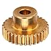 High Hardness 30 Teeth Sprocket 6mm Center Hole Brass Gear Industrial Robot Hardware Accessory for Industrial