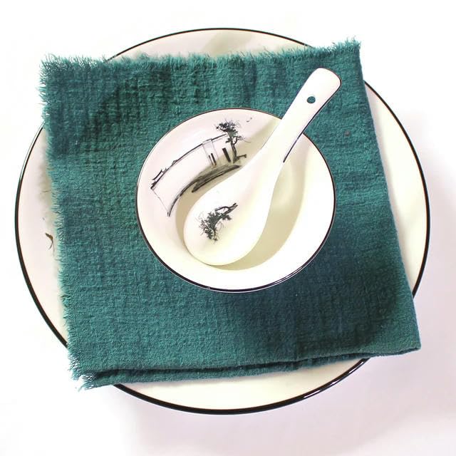 Serviette en gaze pour habiller vos tables de fête champêtre et grands dîners