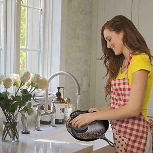 Scrubit Grill Cleaning Brush - Bristle Free Bbq Cleaner With Heavy Duty Scrubber Pad, Safe Cast Iron And Griddle Scraper Pads, Ideal Accessories For Charcoal And Gas Grills - 2 Pack #TOP6