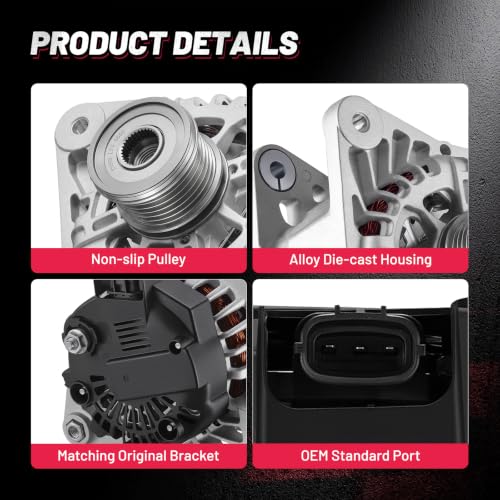 Image of BDFHYK 11673 Alternator Compatible with Nissan Sentra 1.8L l4 2013-2019