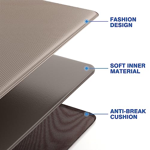 image for StepRite Kitchen Mats, 2PCS Kitchen Rugs, Cushioned Anti Fatigue Kitch
